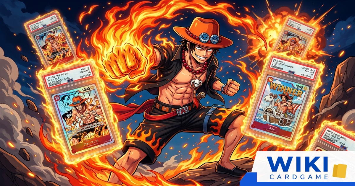 5 อันดับ การ์ดวันพีช เอส Portgas D. Ace ที่แพงที่สุดตลอดกาล