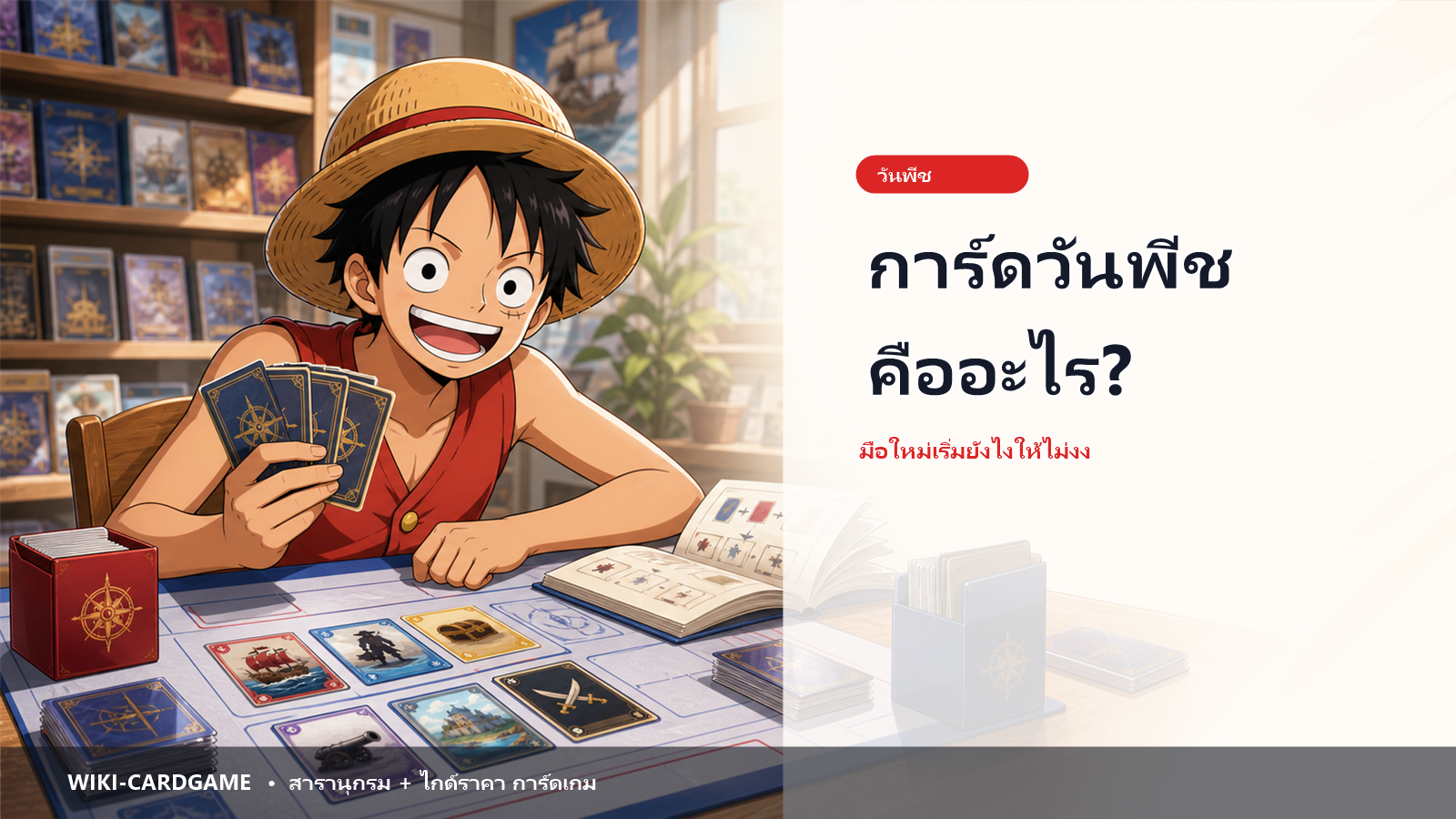 การ์ดวันพีชคืออะไร? มือใหม่เริ่มยังไงให้ไม่งง