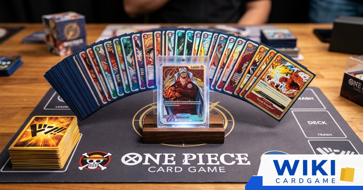 ตัวอย่างการจัดเด็ค One Piece Card Game พร้อม Leader และการ์ด DON