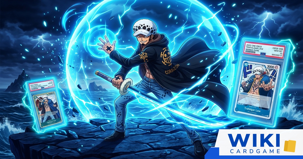 5 อันดับ การ์ดวันพีช ทราฟัลการ์ ลอว์ Law ที่แพงที่สุดตลอดกาล