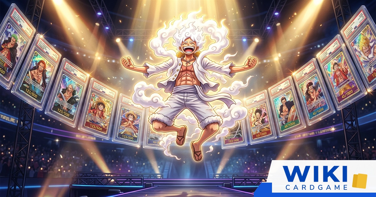 5 อันดับการ์ดวันพีช Monkey D Luffy ที่แพงที่สุดตลอดกาล Manga Rare และ Serial Prize