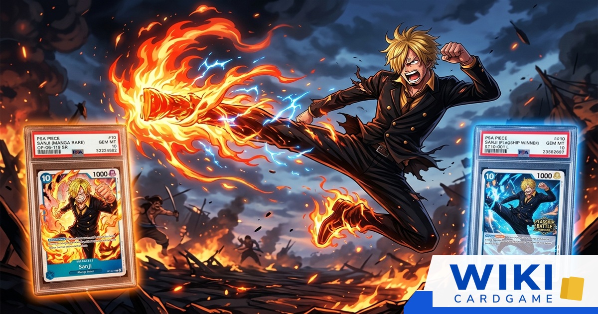 5 อันดับ การ์ดวันพีช ซันจิ Sanji ที่แพงที่สุดตลอดกาล
