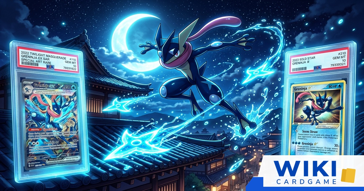 5 อันดับ การ์ดโปเกมอน เก็คโคกะ Greninja ที่แพงที่สุดตลอดกาล
