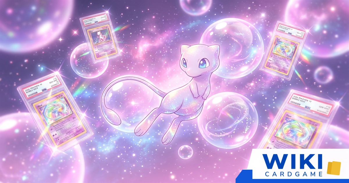 5 อันดับ การ์ดโปเกมอน มิว Mew ที่แพงที่สุดตลอดกาล