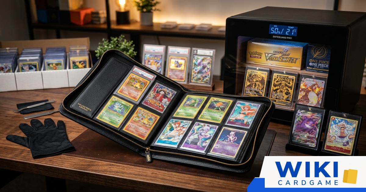 วิธีเก็บรักษาการ์ด TCG แฟ้ม Binder ตู้กันชื้น และกรอบแม่เหล็ก One-Touch
