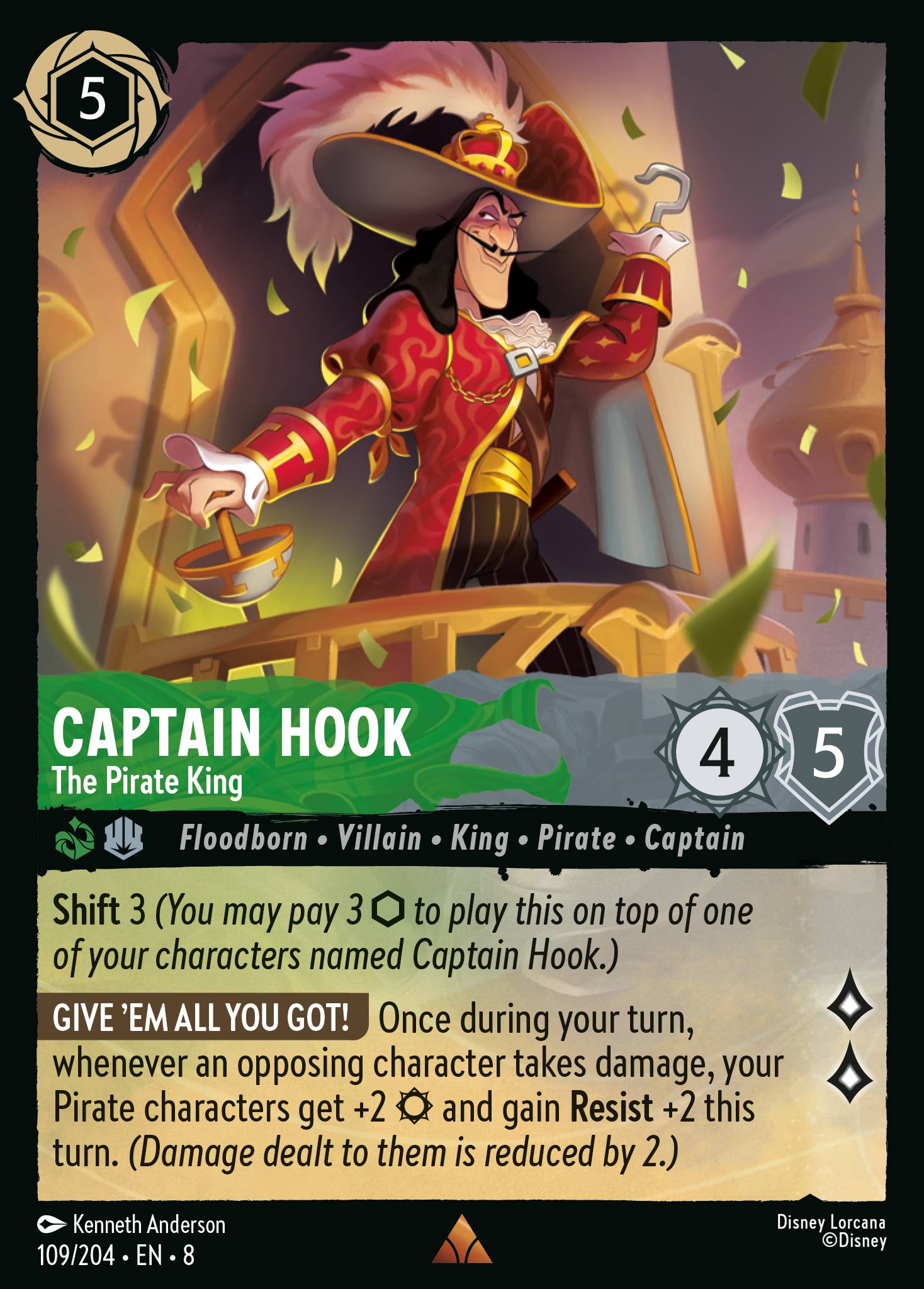 Captain Hook 109/204 EN 8