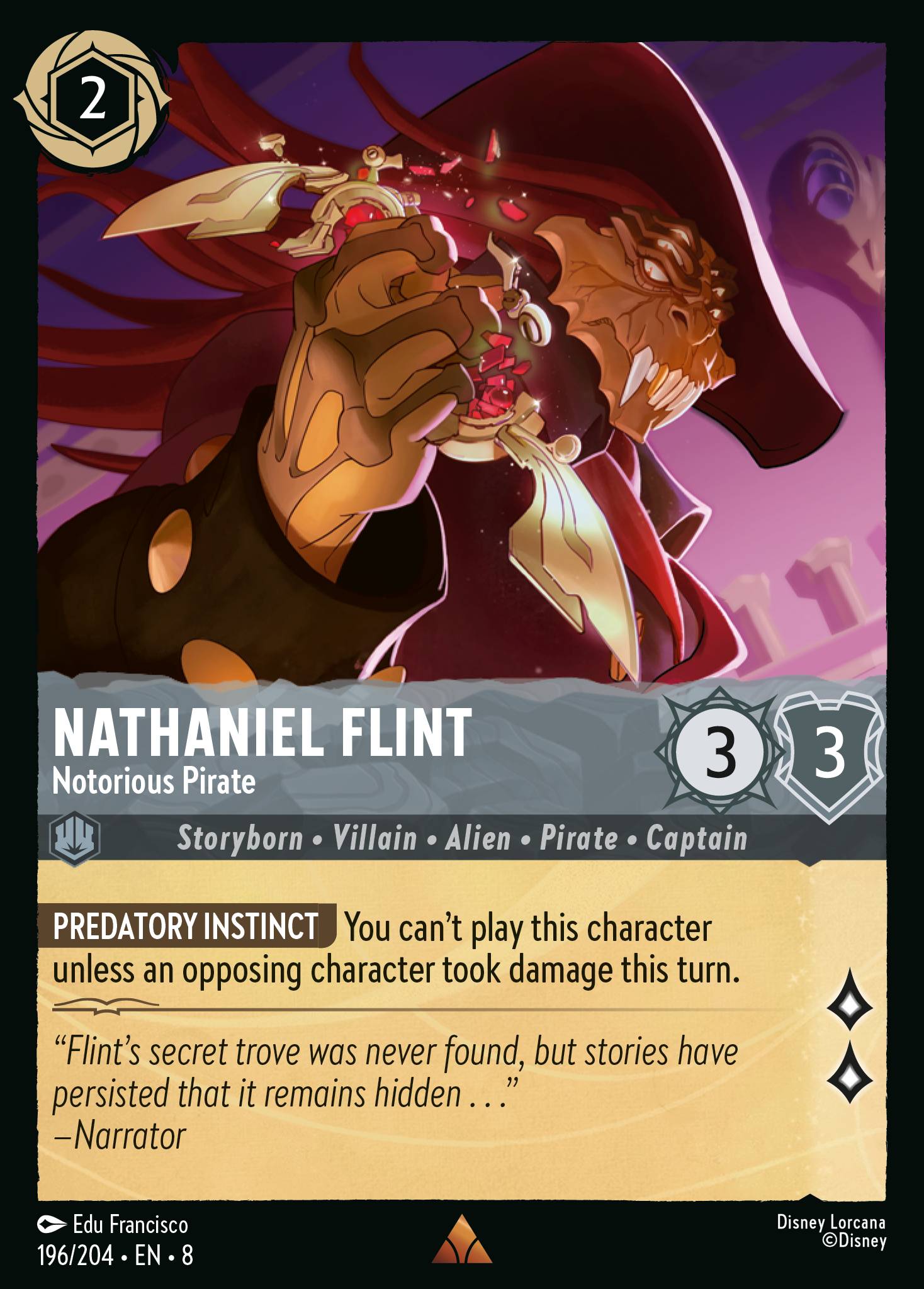 Nathaniel Flint 196/204 EN 8