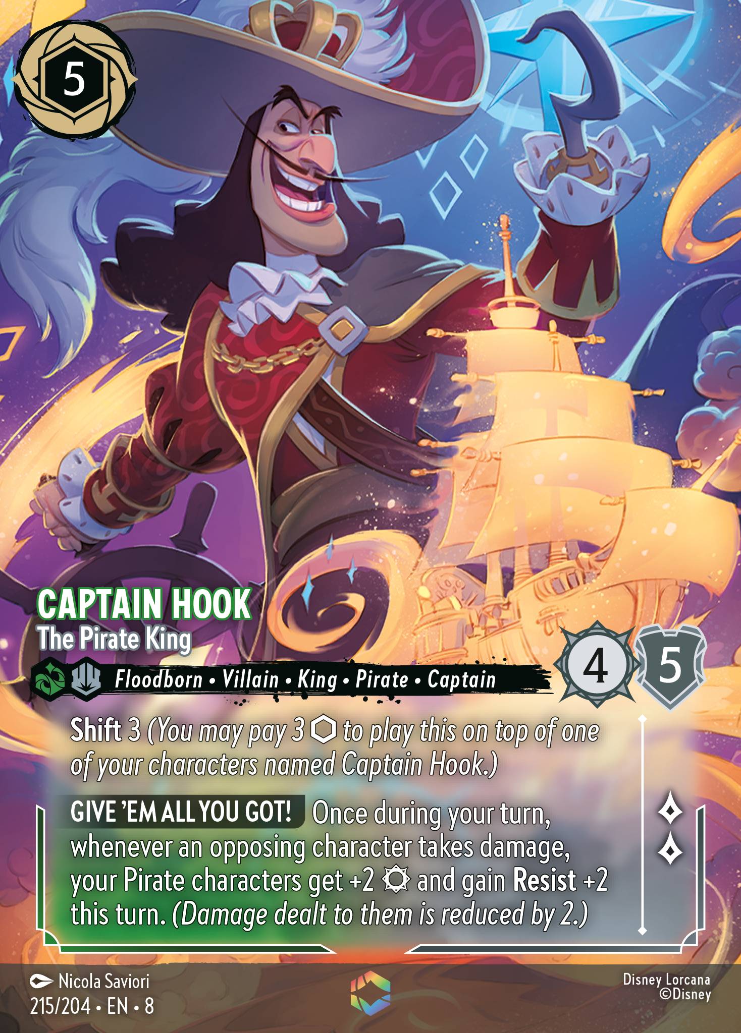 Captain Hook 215/204 EN 8