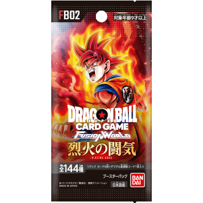 ซองการ์ด FB02 BOOSTER PACK -BLAZING AURA-